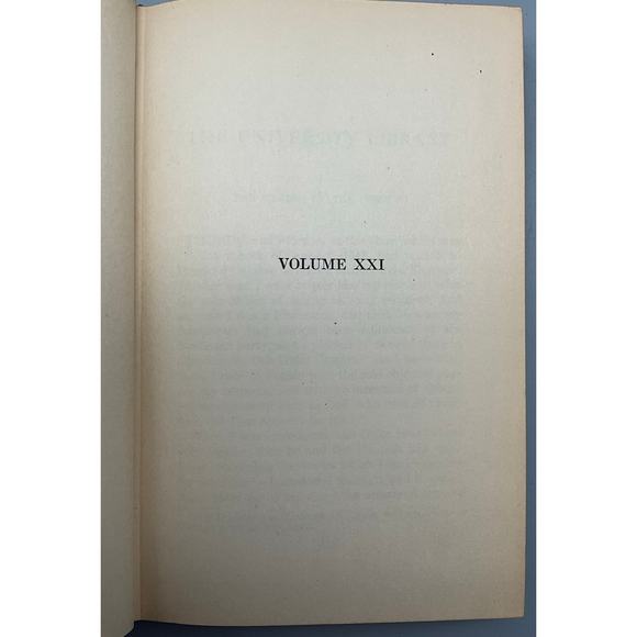 The University Library Hardback Vol. XXI Copyright 1926 John Huston Finley LLD - Picture 11 of 11